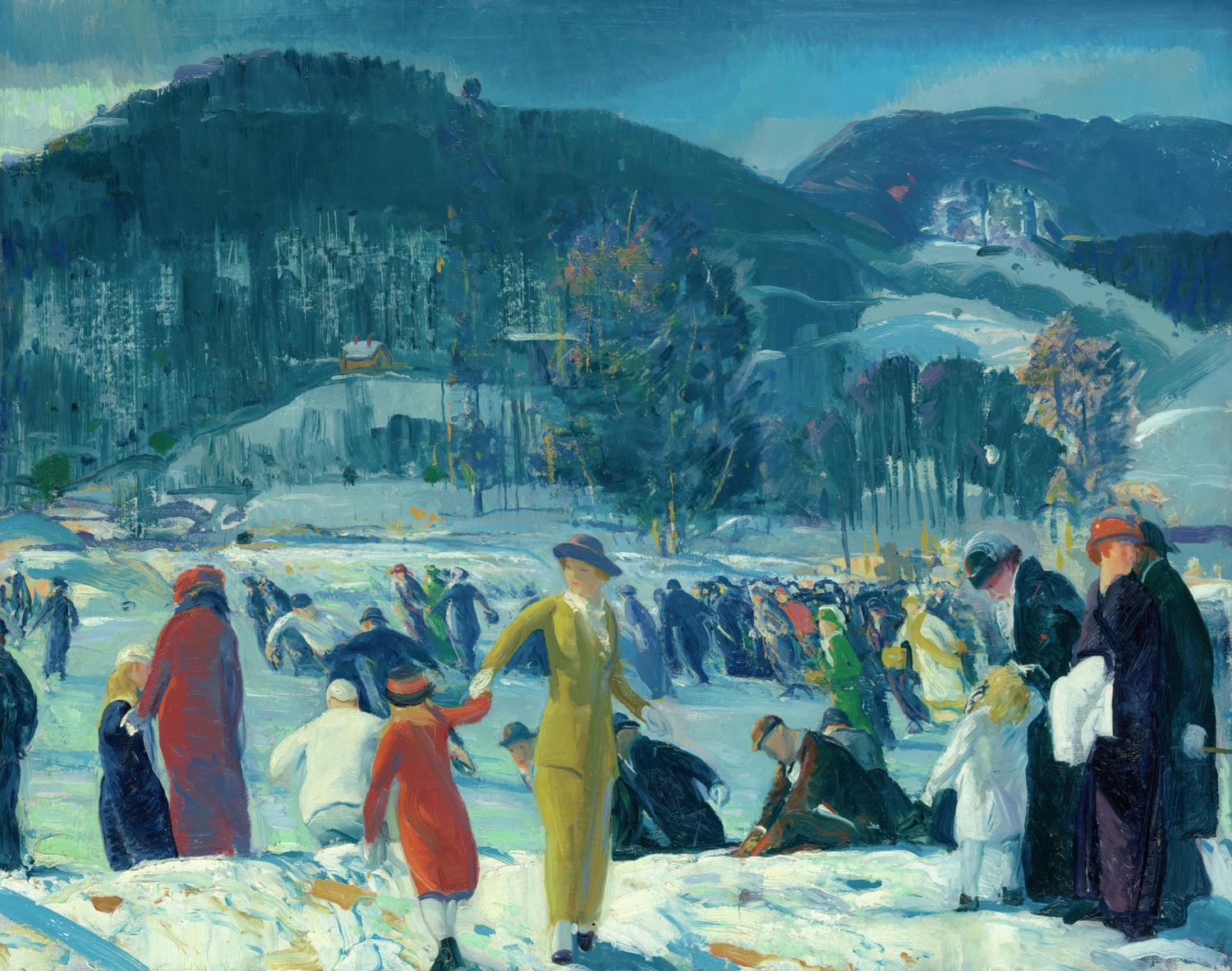 Love of Winter (1914) George Wesley Bellows, American, 1882–1925 https://www.artic.edu/artworks/109780/love-of-winter Free to use under the Unsplash License